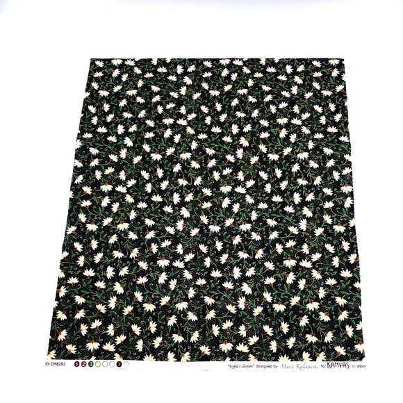 Joyful Mini Flowers Fat Quarter Fabric100% Cotton 18" x 21" Minimum Kanvas - Picture 1 of 6